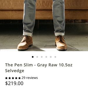 Kato- Hiroshi Kato; Penn Slim; Grey Stretch Selvage